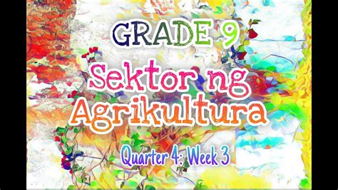gumawa ng slogan tungkol sa sektor ng agrikultura|Sektor Ng Agrikultura .